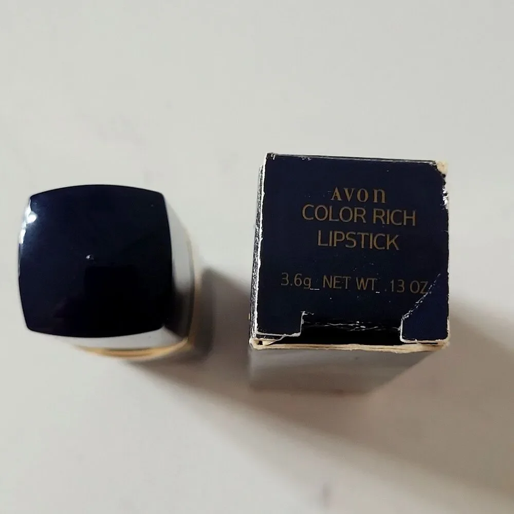 AVON Color Rich Lipstick Instant Mocha Disc Retired Vintage 1993 NEW w BOX